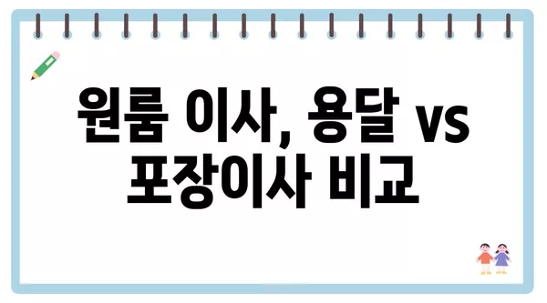 경기도 하남시 덕풍2동 포장이사 견적 비용 아파트 원룸 월세 비용 용달 이사