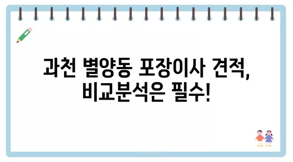 경기도 과천시 별양동 포장이사 견적 비용 아파트 원룸 월세 비용 용달 이사