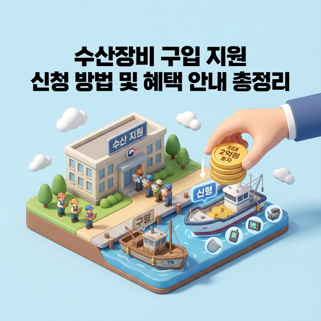 수산장비 구입 지원 신청 방법 및 혜택 안내 총정리