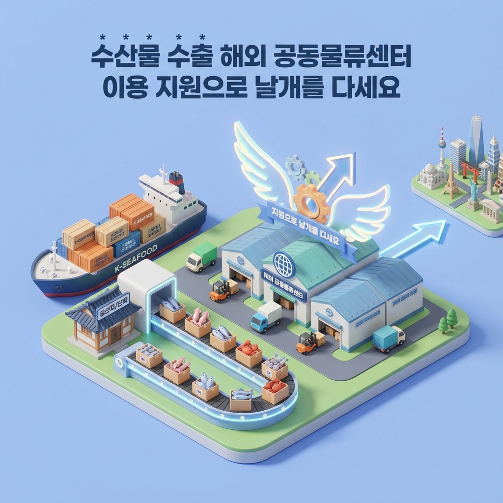 ** 수산물 수출 해외 공동물류센터 이용 지원으로 날개를 다세요