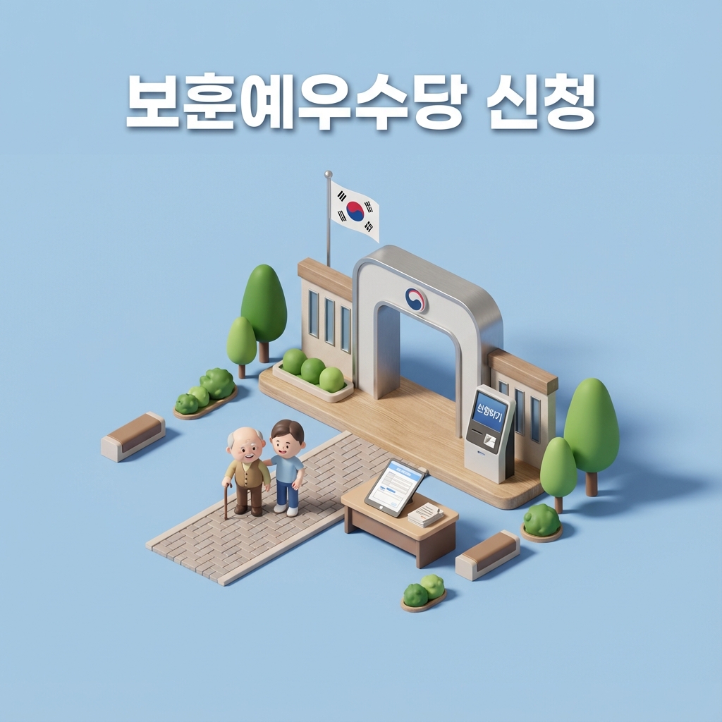 용산구 보훈예우수당 신청 안내 국가보훈대상자 월 7만원 지원