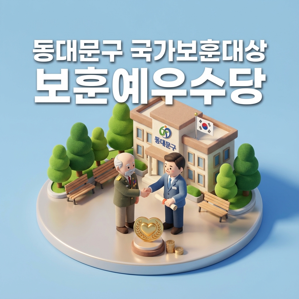 동대문구 보훈예우수당 국가유공자 지원 신청 자격 및 방법 완벽 정리