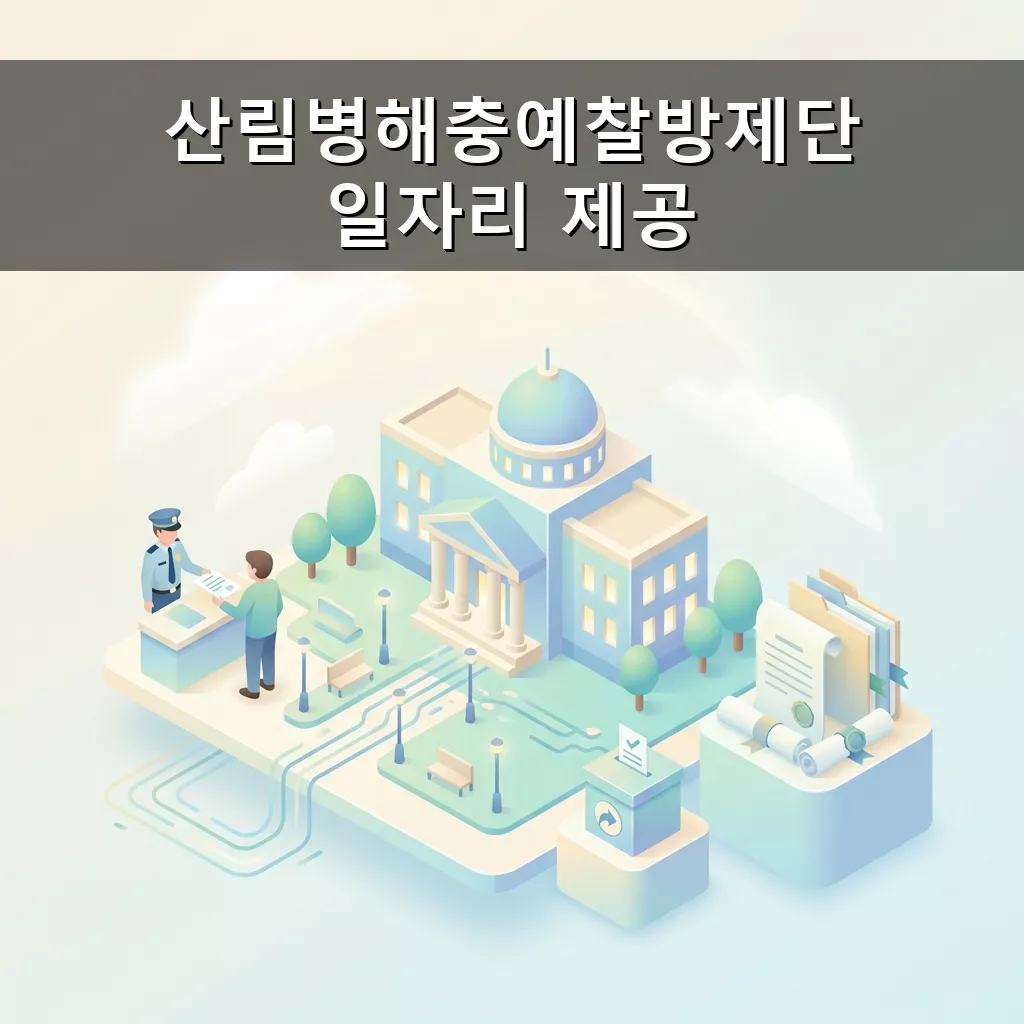 2026년 산림병해충 예찰방제단 일자리 기회 만 18세 이상 지원