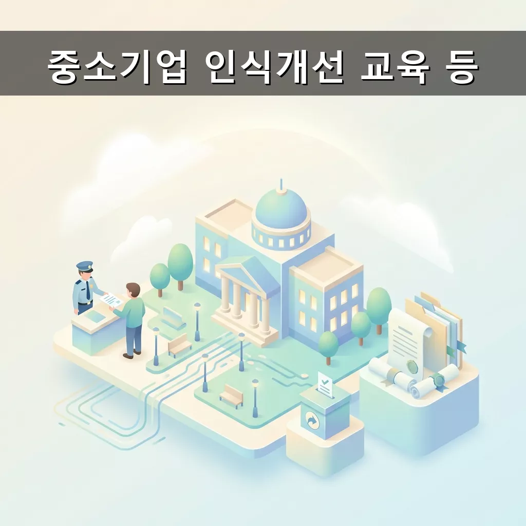 중소기업 인식개선 교육 등 신청 방법 및 혜택 안내 총정리