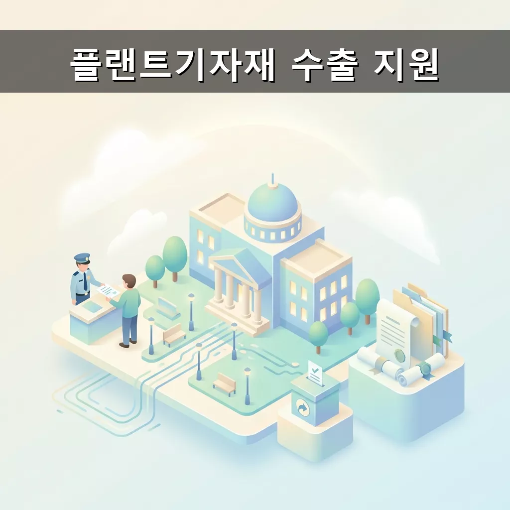 플랜트기자재 수출 지원 2024년 해외 진출 기회 잡으세요
