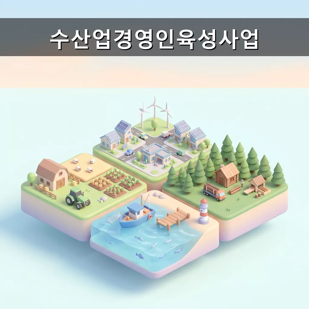 수산업경영인 육성사업 2026년 최대 5억원 융자 정부지원 완벽정리