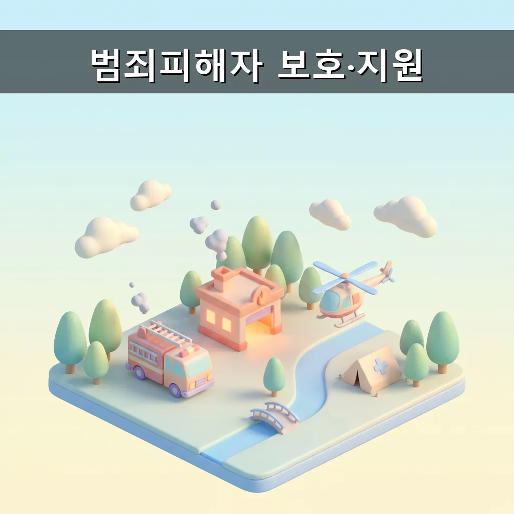 강력범죄 피해자 보호 지원 정책 안전 심리 경제 지원 총정리