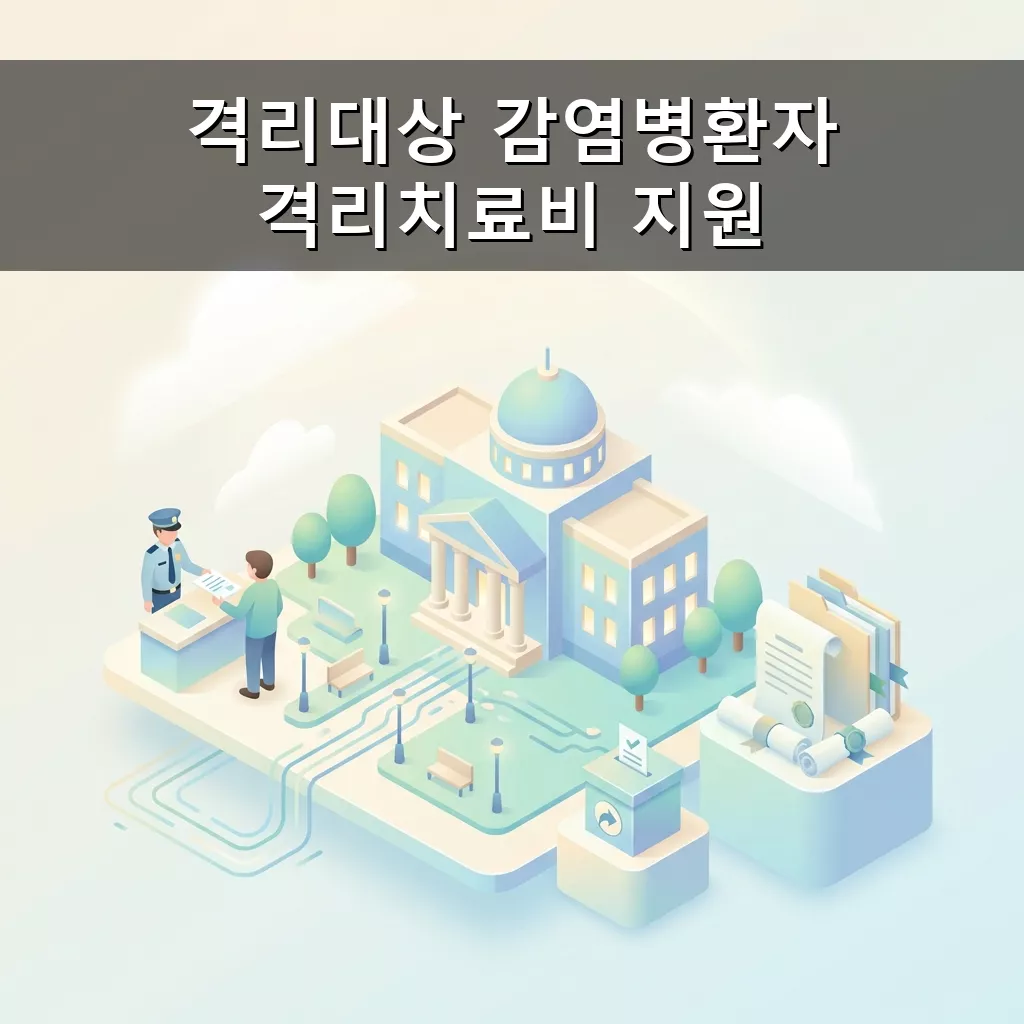 격리대상 감염병환자 격리치료비 지원 신청 방법 및 혜택 안내 총정리