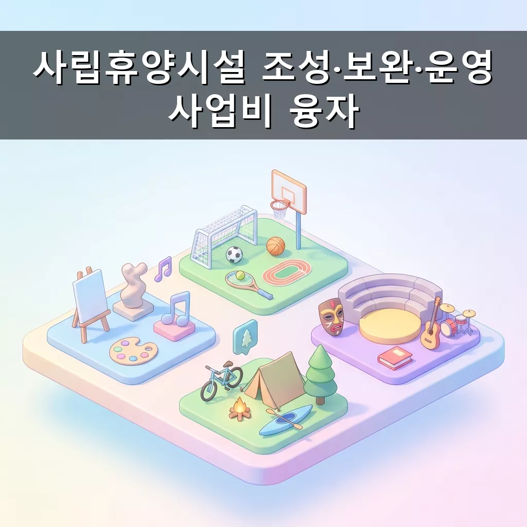 산림청 사립휴양시설 융자 8억 지원 대상 방법 총정리