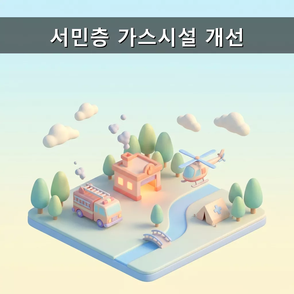 서민층 가스시설 개선 지원 2026년 LPG 금속배관 교체 필수