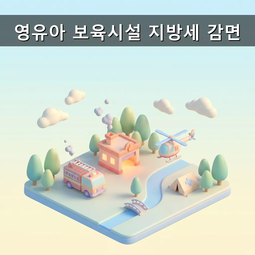 영유아 보육시설 지방세 감면 2027년까지 혜택 총정리