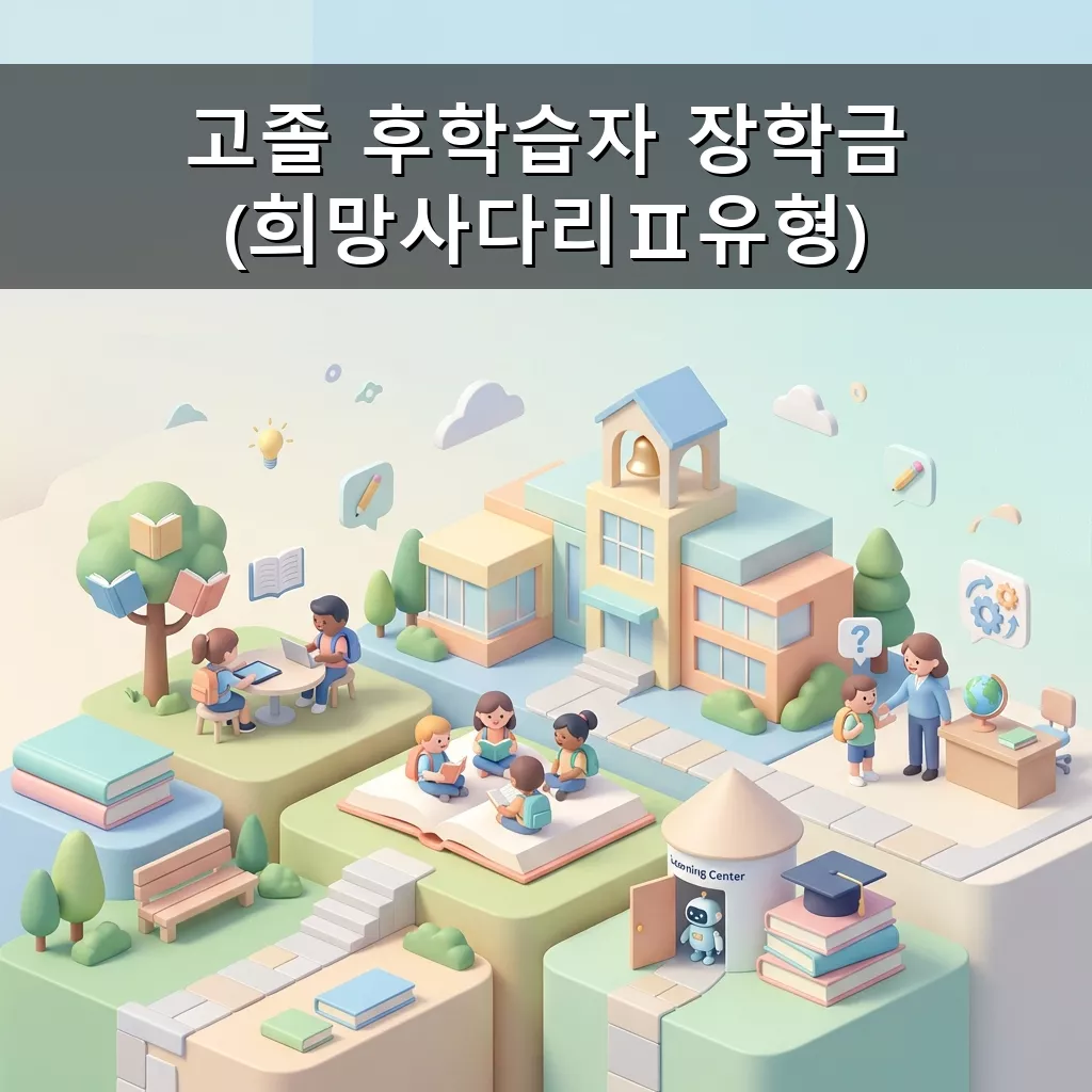 고졸 재직자 등록금 전액 지원 희망사다리Ⅱ 장학금 완벽 가이드