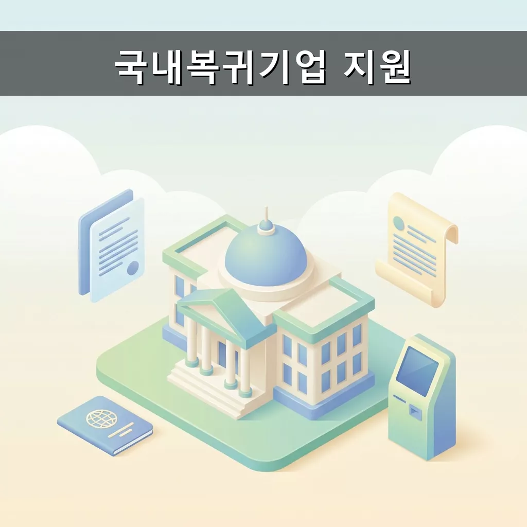 국내복귀기업 지원금 2026년 최신 정보 세금 감면 혜택 신청 조건 완벽 분석