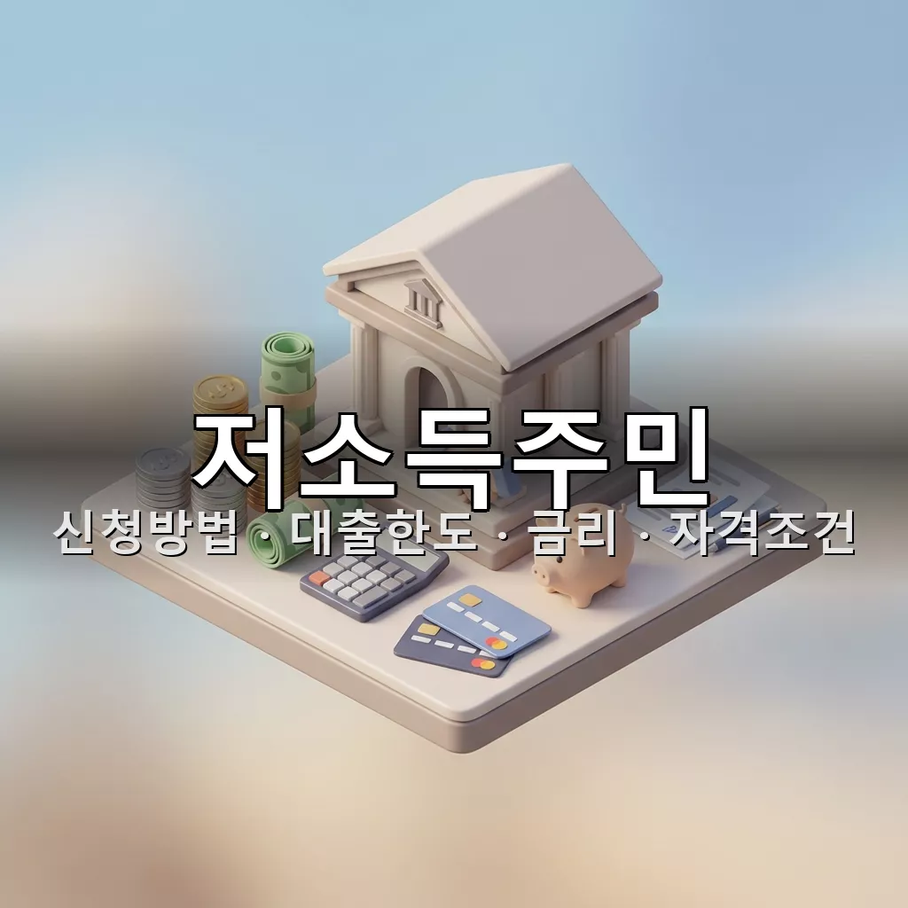 저소득주민 융자사업(주택매입 및 전세임대자금 지원사업) 신청방법 대출한도 금리 자격조건 총정리