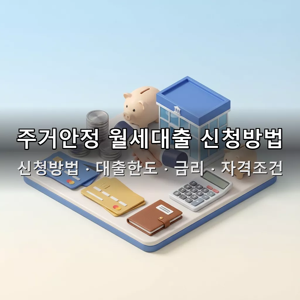 주거안정 월세대출 신청방법 대출한도 금리 자격조건 총정리