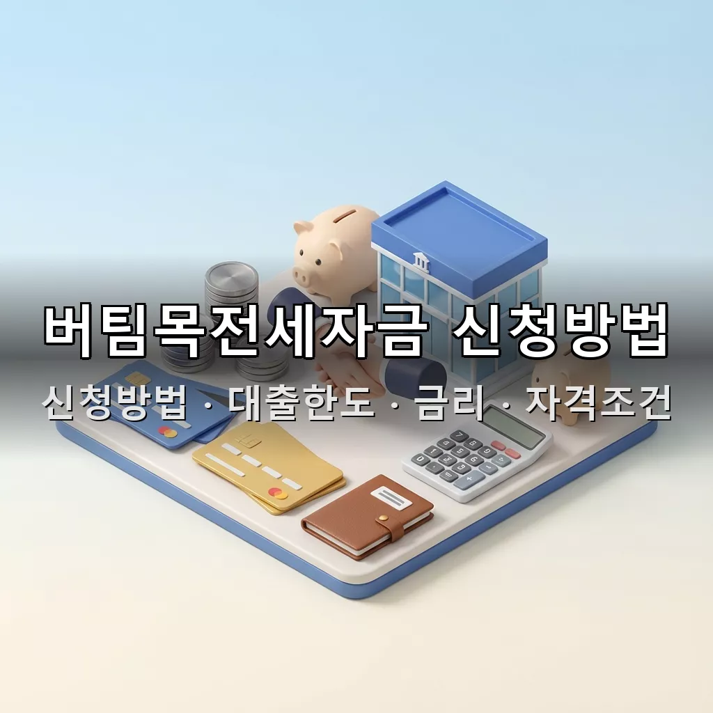 버팀목전세자금 신청방법 대출한도 금리 자격조건 총정리