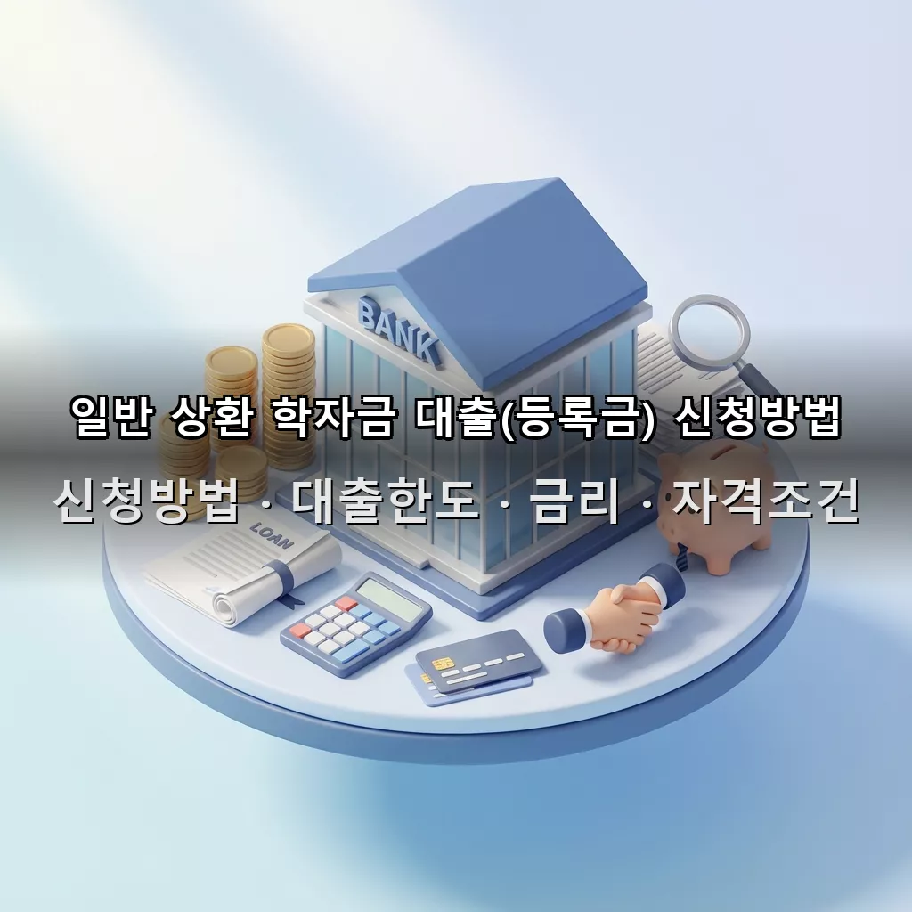 일반 상환 학자금 대출(등록금) 신청방법 대출한도 금리 자격조건 총정리