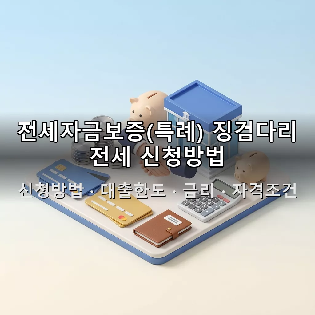 전세자금보증(특례) 징검다리 전세 신청방법 대출한도 금리 자격조건 총정리