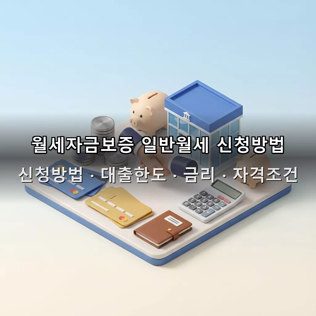 월세자금보증 일반월세 신청방법 대출한도 금리 자격조건 총정리