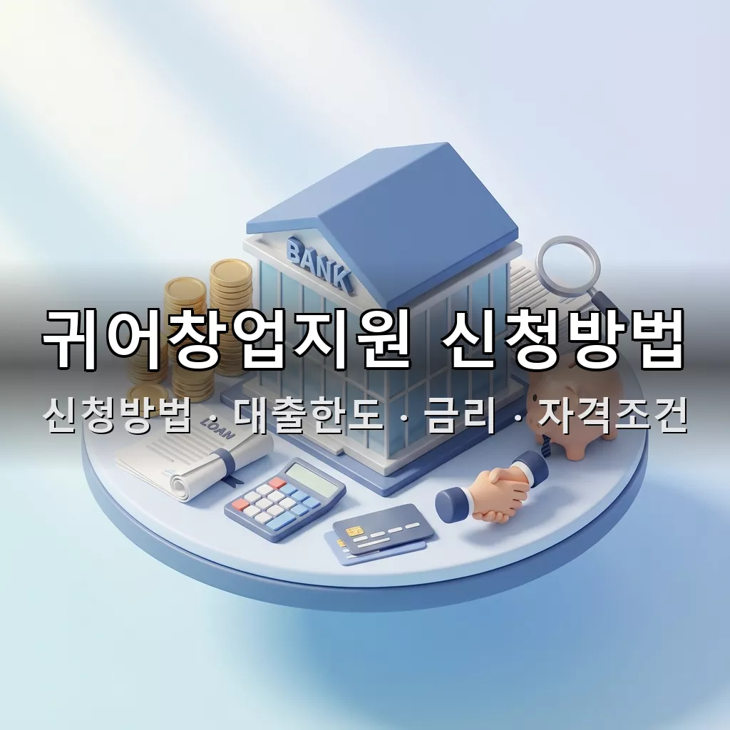 귀어창업지원 신청방법 대출한도 금리 자격조건 총정리